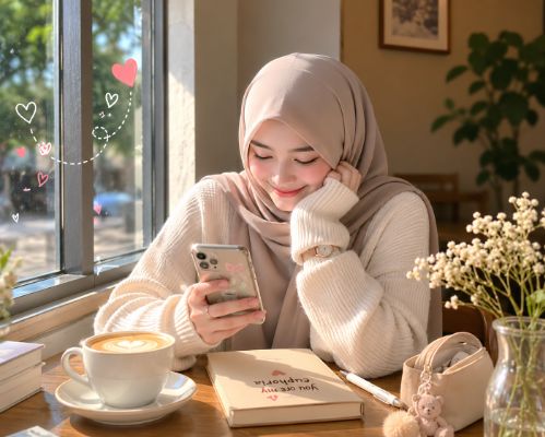 mengirim pesan untuk crush