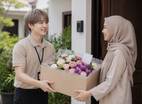 pengiriman bunga segar